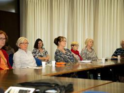 some of the attendees at Katherine Aigner&#039;s Biography Workshop, 2017