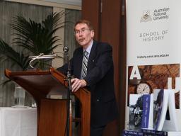 ANU Vice-Chancellor Ian Young at launch of The ADB&#039;s Story, 2013