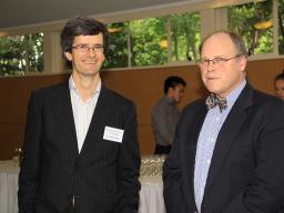 Sam Furphy, David Dunstan at online launch of Vol 18 of the Australian Dictionary of Biography, 2012