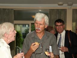 Sylvia Marchant, Stephen Foster at launch of Seven Dwarfs and the Age of the Mandarins, 2015