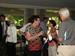 Carmel Meiklejohn at launch of Seven Dwarfs and the Age of the Mandarins, 2015