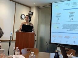 Aileen Marwung Walsh presenting at Deep Historicities.