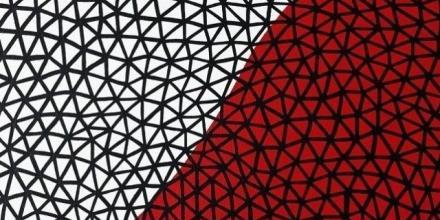 An extract of the painting &#039;djirali muriyira (blood whale)&#039;, by Yuin artist Natalie Bateman