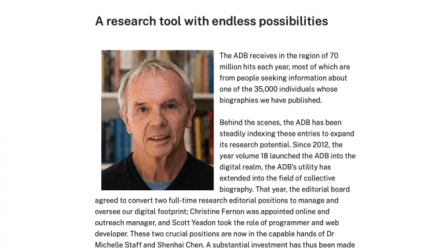National Centre of Biography News, April 2024