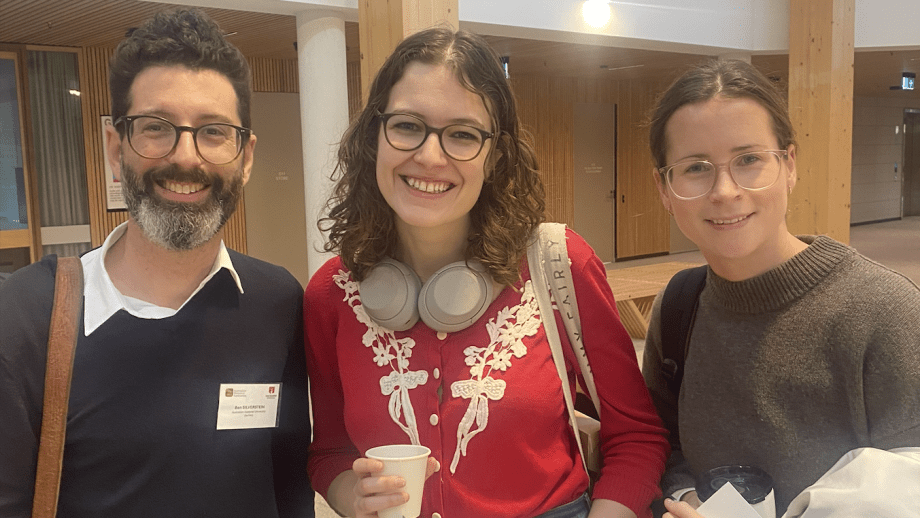 Ben Silverstein, Saskia Roberts and Emily Gallagher at the AHA Conference, 2026