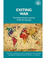 book cover exiting war