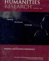 Humanities Research - Passing Imitations Crossings